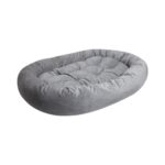 Large Bej Yumuşak Kemik Yastıklı Köpek Yatağı 60X80 cm - Görsel 3