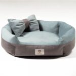 Turkuaz Yumuşak Yıkanabilir Iç Mekan Kedi ve Köpek Yatağı - Görsel 2