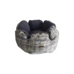 Gri Yumuşak Kedi ve Köpek Yastık Yatağı, Konforlu ve Şık Tasarım - Görsel 2