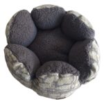 Gri Yumuşak Kedi ve Köpek Yastık Yatağı, Konforlu ve Şık Tasarım - Görsel 3