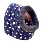 Lacivert ve Beyaz Evcil Hayvan Yatağı, Konforlu ve Şık Tasarım