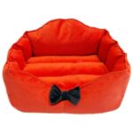 Kırmızı Ev Yatak 50X40 Cm, Konforlu ve Şık Küçük Hayvanlar Için Rahat Yatak