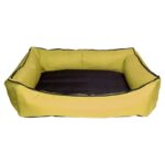 Su Geçirmez, Rahat Kedi ve Köpek Yatağı, 60X70X15, Sarı Renk, Konforlu Uyku Alanı