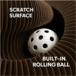 Çok Renkli Akordiyon Kedi Oyuncağı, Tırmalama Yüzeyli, Katlanabilir ve Zeka Geliştirici - Görsel 3