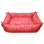 Yıldız Desenli Çok Renkli Yüksek Konforlu Evcil Hayvan Yatağı