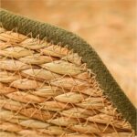 Bej Hasır Yatak, Yastıklı, Köpek ve Kedi Için Rahat ve Şık Uyku Alanı - Görsel 5