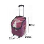 Gri Pet Taşıma Çantası 32X26X42 Cm, Rahat ve Şık Seyahat Için Ideal - Görsel 2