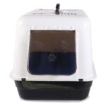 ModMio Kapalı Kedi Tuvaleti - Kokuyu Engelleyen Iki Karbon Filtreli Kürek Hediyeli 40X54X39 cm - Görsel 2