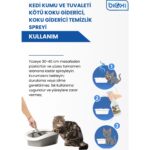 Bioxi Kedi Kumu ve Tuvaleti Kötü Koku Giderici, Doğal, Parfümsüz, Koku Giderici Temizlik Spreyi 1Lt - Görsel 3