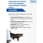 Bioxi Kedi Kumu ve Tuvaleti Kötü Koku Giderici, Doğal, Parfümsüz, Koku Giderici Temizlik Dezenfektanı 5 Lt - Görsel 2