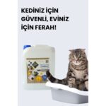 Bioxi Kedi Kumu ve Tuvaleti Kötü Koku Giderici, Doğal, Parfümsüz, Koku Giderici Temizlik Dezenfektanı 5 Lt - Görsel 4