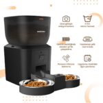 Haustier QQ029-DUAL Kameralı 1080P Gece Görüş, Akıllı Kedi Köpek Mama Kabı, 2.4ghz/5ghz, 4lt, Metal Kase - Görsel 2