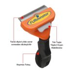 AyrStore Uzun Tüylü Köpekler Için Kolay Tarama Fırçası Temizlenebilir Çelik Tarak Tüy Toplayıcı Medium - Görsel 2