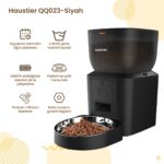 Haustier BF01 Akıllı Wifi Uygulamalı Otomatik Kedi Tuvaleti, Akıllı Mama Kabı, Kedi Su Sebili 3'lü Set - Görsel 4