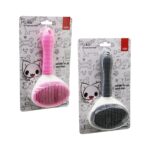 Angoravi Pratik Pet Tüy Fırçası Kedi - Köpek Tarak - Temizlik Fırçası Bas=tarak Temizle Tuşlu Pet Shop (5067)