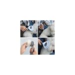 Angoravi Kedi Köpek Tüy Toplayıcı Kendini Temizleyebilen Ergonomik Rahat Evcil Hayvan Tarağı Gri (5067) - Görsel 5