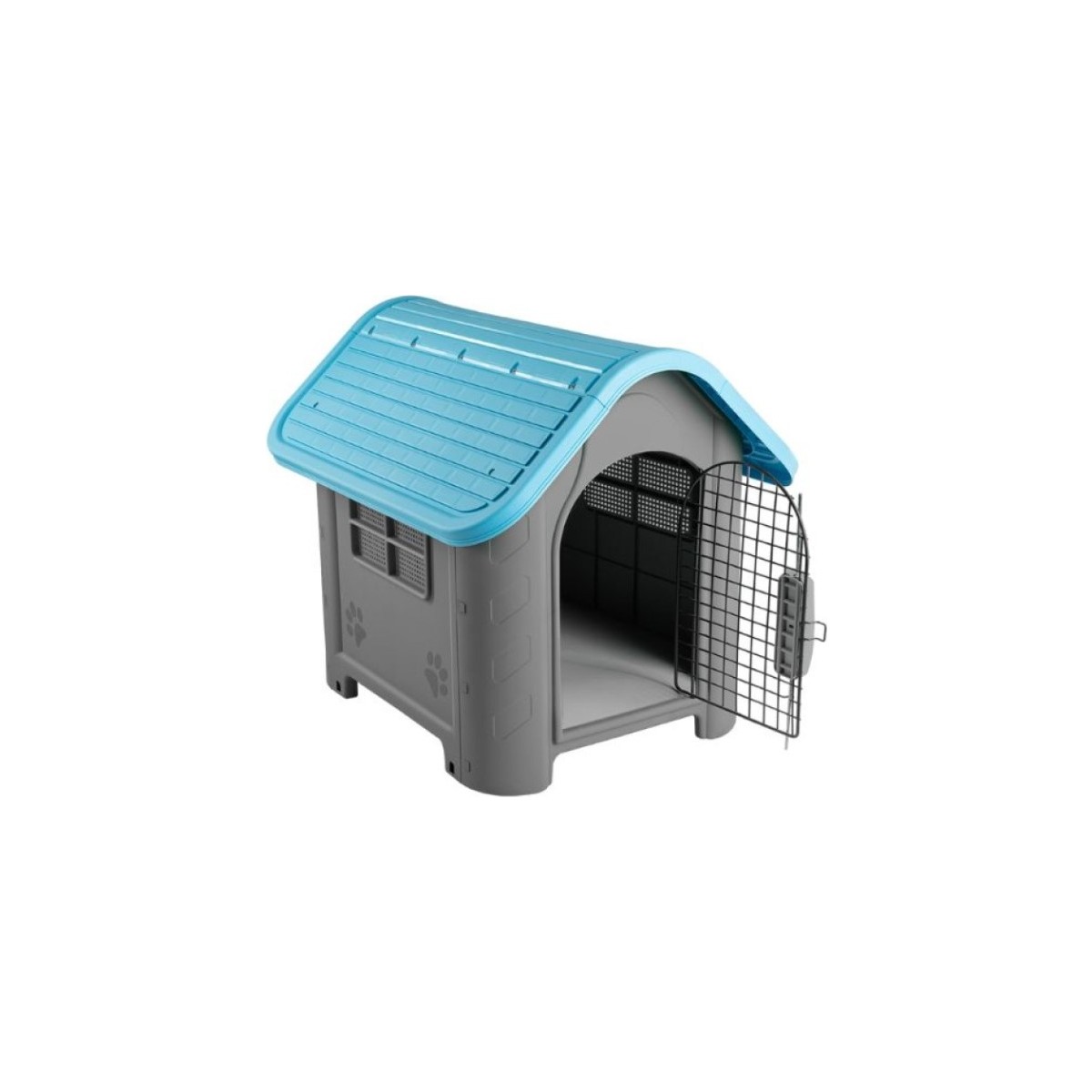 110001244451409.jpg Angoravi Dayanıklı Plastik Köpek Evi - Görsel 1