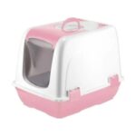 İlk El Grup Mikopet Küçük Kapalı Kedi Tuvaleti Pembe