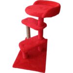 Astra Kırmızı Kedi Tırmalama ve Uyku Evi - Görsel 2