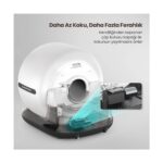 Haustier CB002 Kameralı Akıllı Otomatik Kedi Tuvaleti, App ile Uzaktan Kontrol, 72LT Hazne, 7lt Çöp Haznesi - Görsel 3