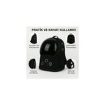 AyrStore Beylini Fileli Şeffaf Yıkanabilir Evcil Hayvan Taşıma Çantası Uçuş Kurallarına Uygun Büyük Kedi - Görsel 2