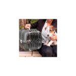 AyrStore Taşıma Kutusu Kedi, Köpek Taşıma Kutusu, 5 Kg'a Kadar, Şeffaf Kapı, Havalandırma Delikleri - Görsel 4