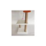 AyrStore Iki Katlı Yavru Beyaz Kedi Tırmalama Tahtası - Görsel 5