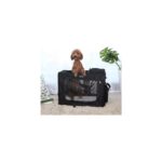 AyrStore Köpek Kutusu, Köpek Çantası, Katlanabilir, 81 x 58 x 58 Cm, Siyah - Görsel 2