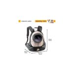 AyrStore Kangoo Köpek Sırt Çantası, Kedi Sırt Çantası, Köpek Çantası, Geniş Açıklık, Emniyet Kemeri - Görsel 5