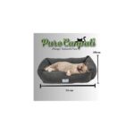 AyrStore Canpati Kedi Yatağı, Küçük Irk Köpek Yatağı 55 cm x 40 cm Antrasit Renk - Görsel 3