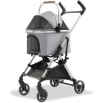 Depomix Eurodog Katlanabilir Köpek Arabası Gri 60X44X100 cm