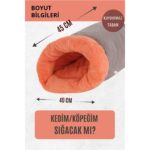 Pawdaz Mağara (45X40CM) - Modern Kedi/köpek Mağara Yatak, Saklanma Alanı, Sakinleştirici, Konforlu - Görsel 2