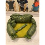 Mady Aksesuar Konforlu Kedi Köpek Yatağı 45X28X5 cm  Süngerli Yeşil Koltuk - Görsel 2