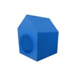 Gediz Ambalaj 3 Adet - Plastik Pp Kedi Kulübesi Kedi Evi Taşınabilir Kedi Evi - Görsel 2