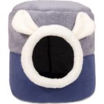 Nerotex Mavi Gri Kutu Kedi Yatağı Yuvası Yıkanabilir 40X40 cm - Görsel 2