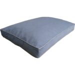 Viscopet Lüks Visco Dolgulu Çift Taraflı ve Fermuarlı Yıkanabilir Kedi Köpek Yatağı Xl 100X70X10CM-GÖK Mavisi - Görsel 2