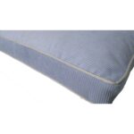 Viscopet Lüks Visco Dolgulu Çift Taraflı ve Fermuarlı Yıkanabilir Kedi Köpek Yatağı Xl 100X70X10CM-GÖK Mavisi - Görsel 3