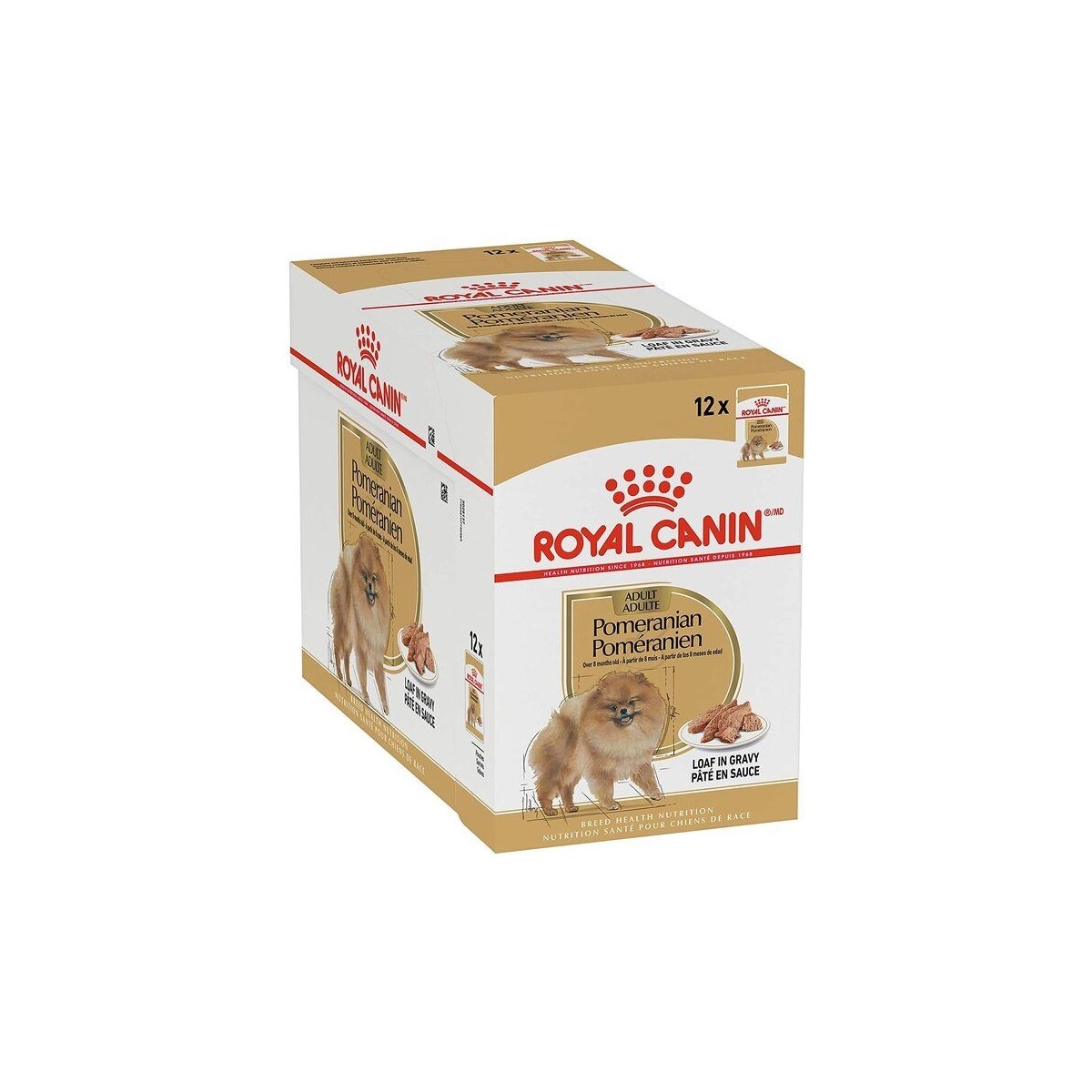 110000237851052.jpg Royal Canin Pomeranian Yetişkin Köpek Yaş Maması 85 gr x 12 Adet - Görsel 1