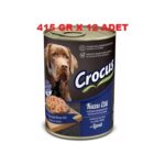 Crocus Yetişkin Köpek Kuzu Etli Yaş Mama 400GR x 12