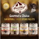 Prochef 24 Adet Gourmet's Choice Yavru Köpek Maması | 415 gr Somon Balıklı & Kuzu Etli Konserve Yaş Mama - Görsel 4