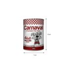 Carnaval Premium Yetişkin Köpek Konservesi Biftekli 400 gr X12 - Görsel 2