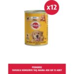 Pedigree Tavuklu Konserve Yaş Mama 400 G  12X