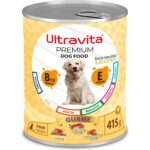 Ultravita Premium Yüksek Proteinli Karışık Konserve Yaş Köpek Maması 415GR x 24 Adet - Görsel 5