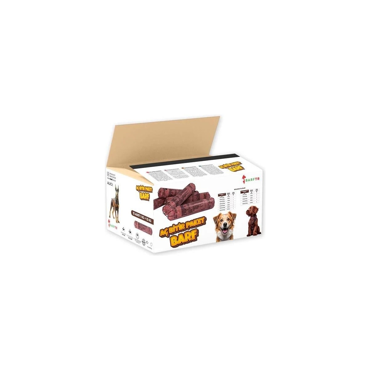 110000761627675.jpg Barftr Mix Barf 13 kg Aç Bitir Paket Köpek Maması - Görsel 1