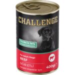 Challenge Sığır Etli Yetişkin Köpek Konservesi 400 gr