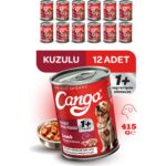 Cango Yetişkin Yaş Köpek Maması Kuzu Etli 415GR 12LI