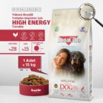 BonaCibo Adult Dog Yüksek Enerjili  Yetişkin Köpek Maması, 15 Kg, Tüm Irklar Için, Doğal, Şekersiz - Görsel 2