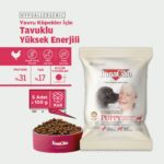 BonaCibo Puppy Dog Yüksek Enerjili Yavru Köpek Maması, 100 gr x 5 Adet, Tüm Irklar Için, Doğal, Şeker Içermez - Görsel 2