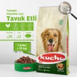 Kucho Adult Dog Tavuklu Yetişkin Köpek Maması, 15 Kg, Tüm Irklar Için, Doğal, Şeker Içermez - Görsel 2