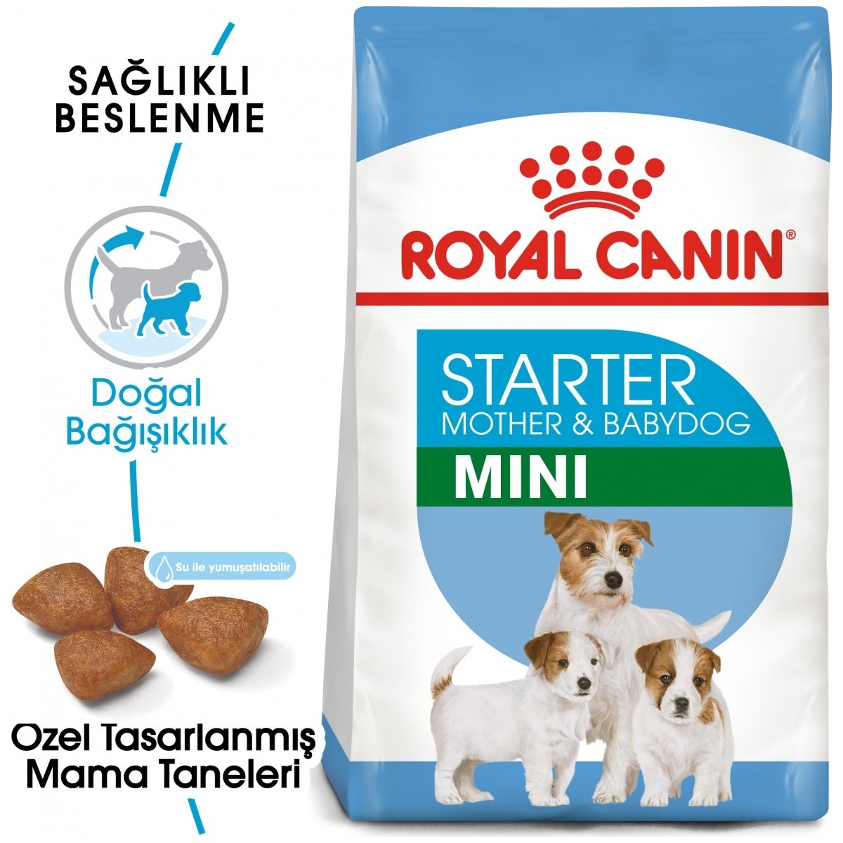 110001145110934.jpg Royal Canin Mini Starter Küçük Irk Anne ve Yavru Köpek Maması 4 Kg - Görsel 1